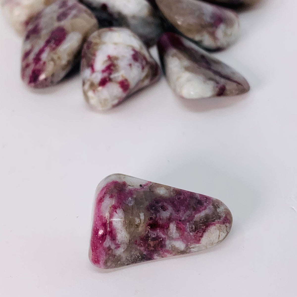 Pink Tourmaline in Matrix - Tumbled – Green Spirit