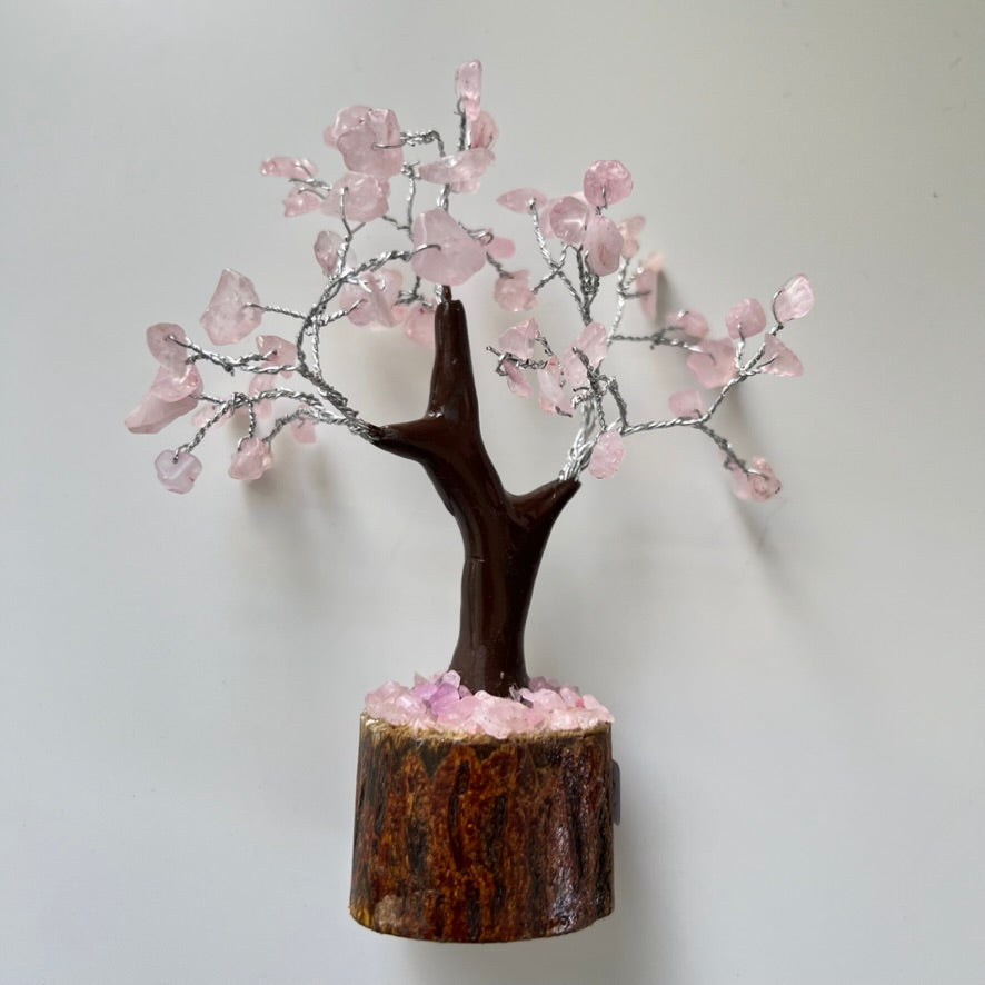 Gem Tree - Rose Quartz (Small)