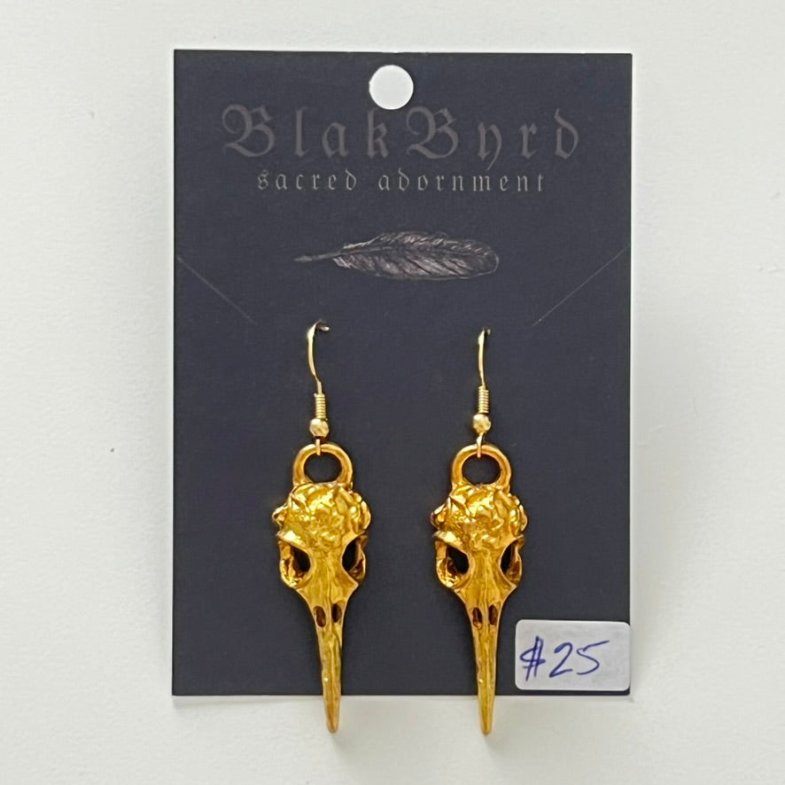 Earrings by BlakByrd - Skull