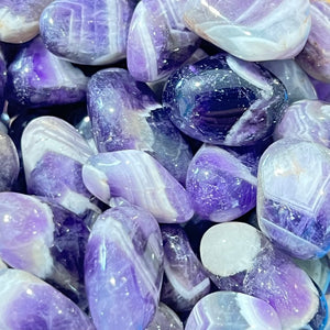 Amethyst (Chevron) - Tumbled