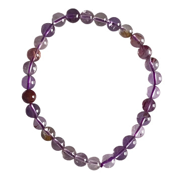 Bracelet - Amethyst Phantom Quartz - 6mm