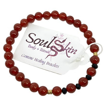 Load image into Gallery viewer, Bracelet by SoulSkin - Carnelian
