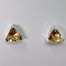 Load image into Gallery viewer, Earrings - Citrine (Triangle)
