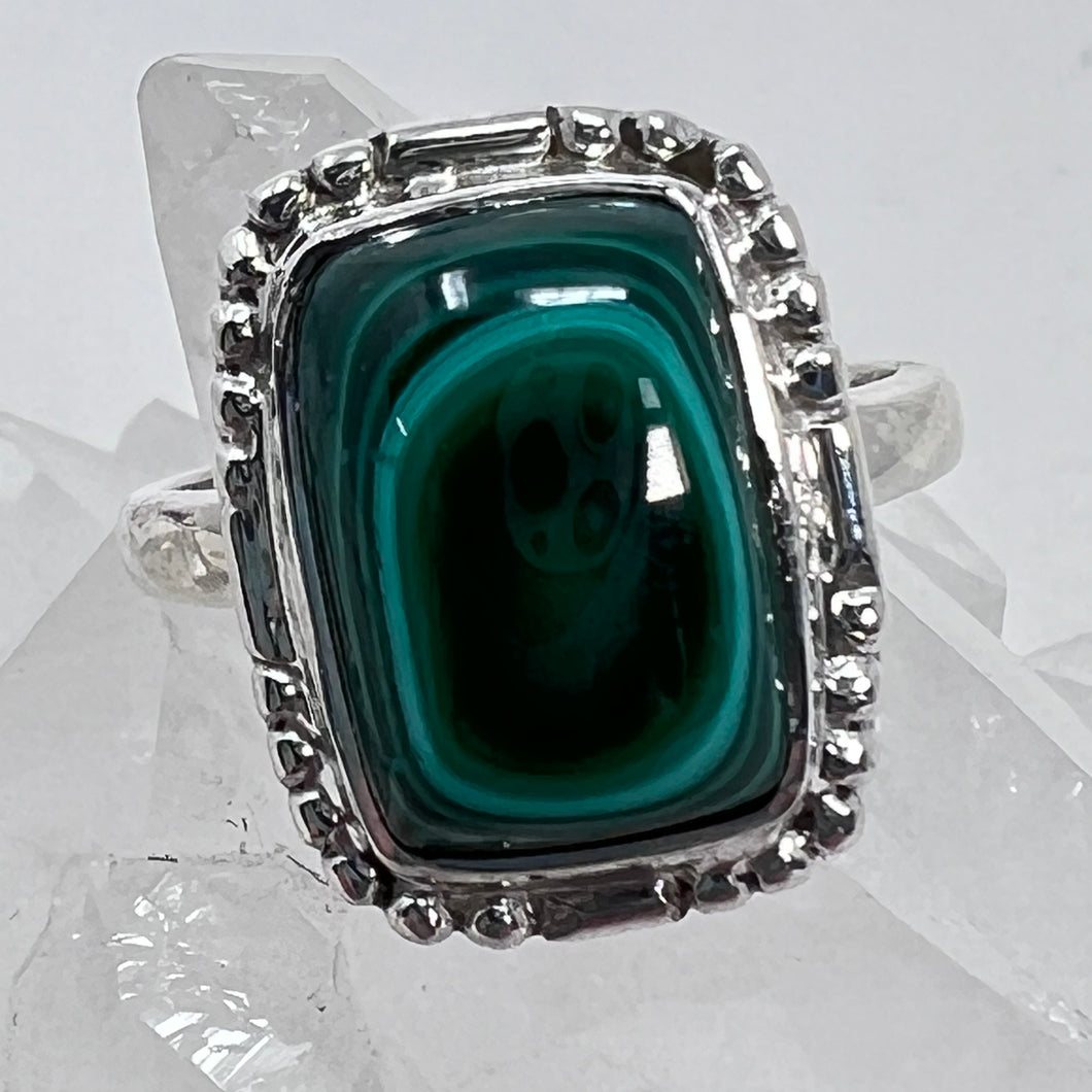 Ring - Malachite - Size 8