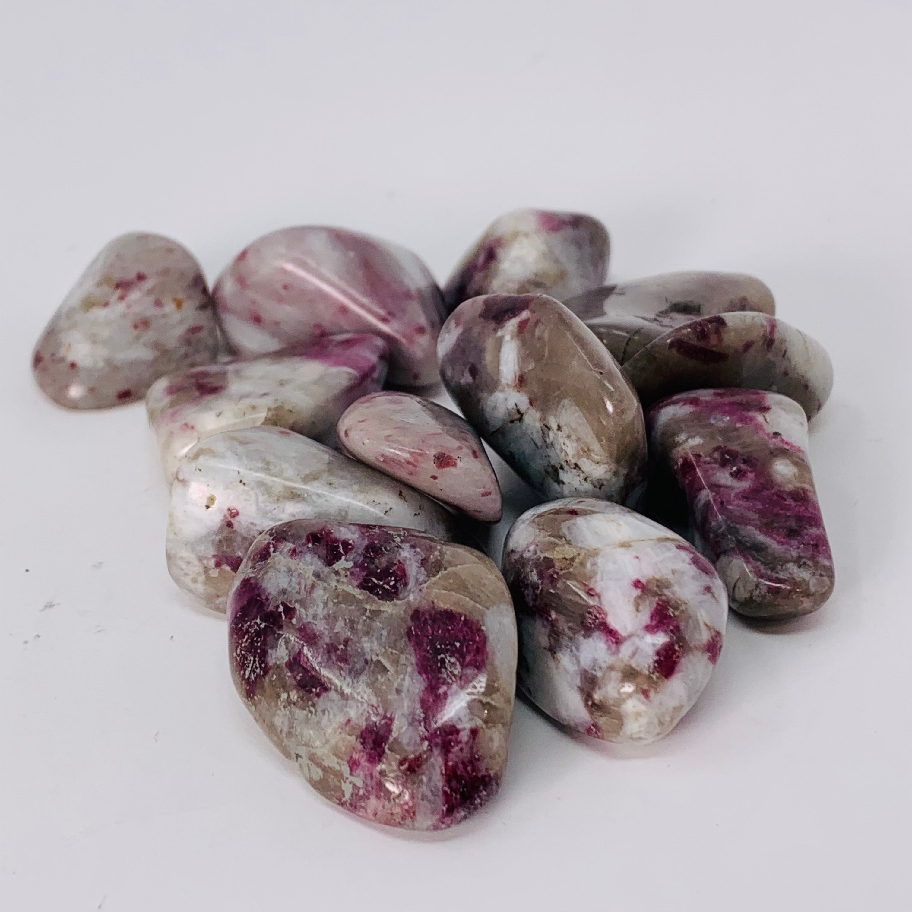 Pink Tourmaline in Matrix - Tumbled – Green Spirit