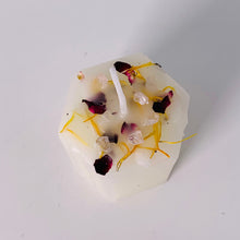 Load image into Gallery viewer, Beeswax Candle - Lil Hex with Herbs &amp; Crystals
