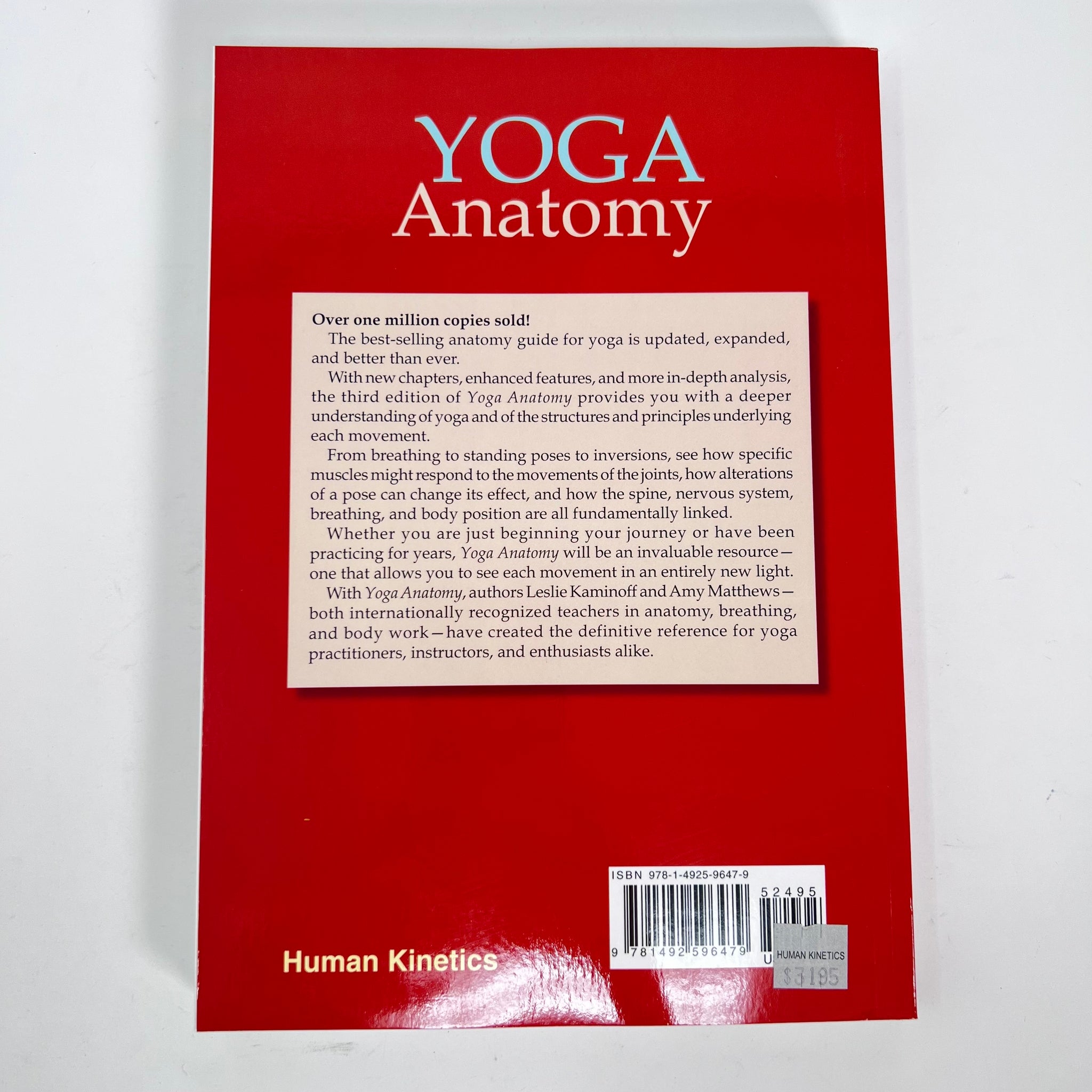 Yoga Anatomy-3rd Edition – Human Kinetics